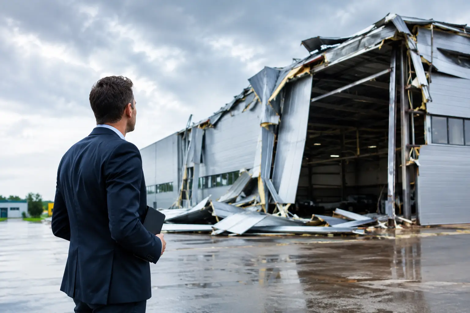 Bedrijfsschade na storm: een casus over dekking